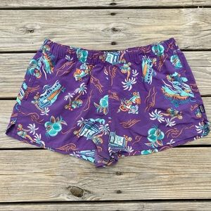 Patagonia Baggies Purple Pattern Size L